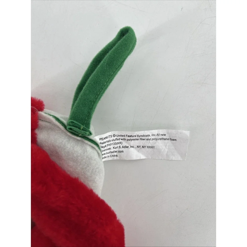 Vintage Felt Kurt Adler Christmas Stocking Peanuts Charlie Brown Snoopy Applique